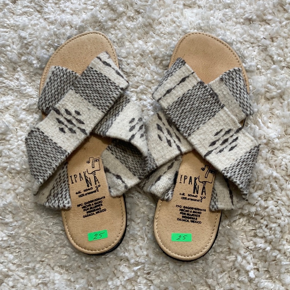 Handmade 100%Wool Oaxacan Sandal